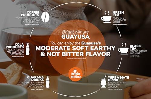 BRIGHT MINUTE Bright Minute Guayusa infusion 50 teabags | Coffee Alternative & Addition | 55mg of natural caffeine per small 1.5G (0.05OZ) bag, Calm and Wakeful Energy Boost!