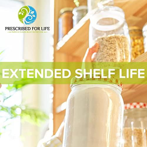 Prescribed For Life Prescribed For Life Organic Dry Milk Powder | USDA Grade A Whole Milk rBST & rBGH Free, Non GMO, Kosher | Shelf Stable Whole Milk Powder (5 kg / 11 lb)