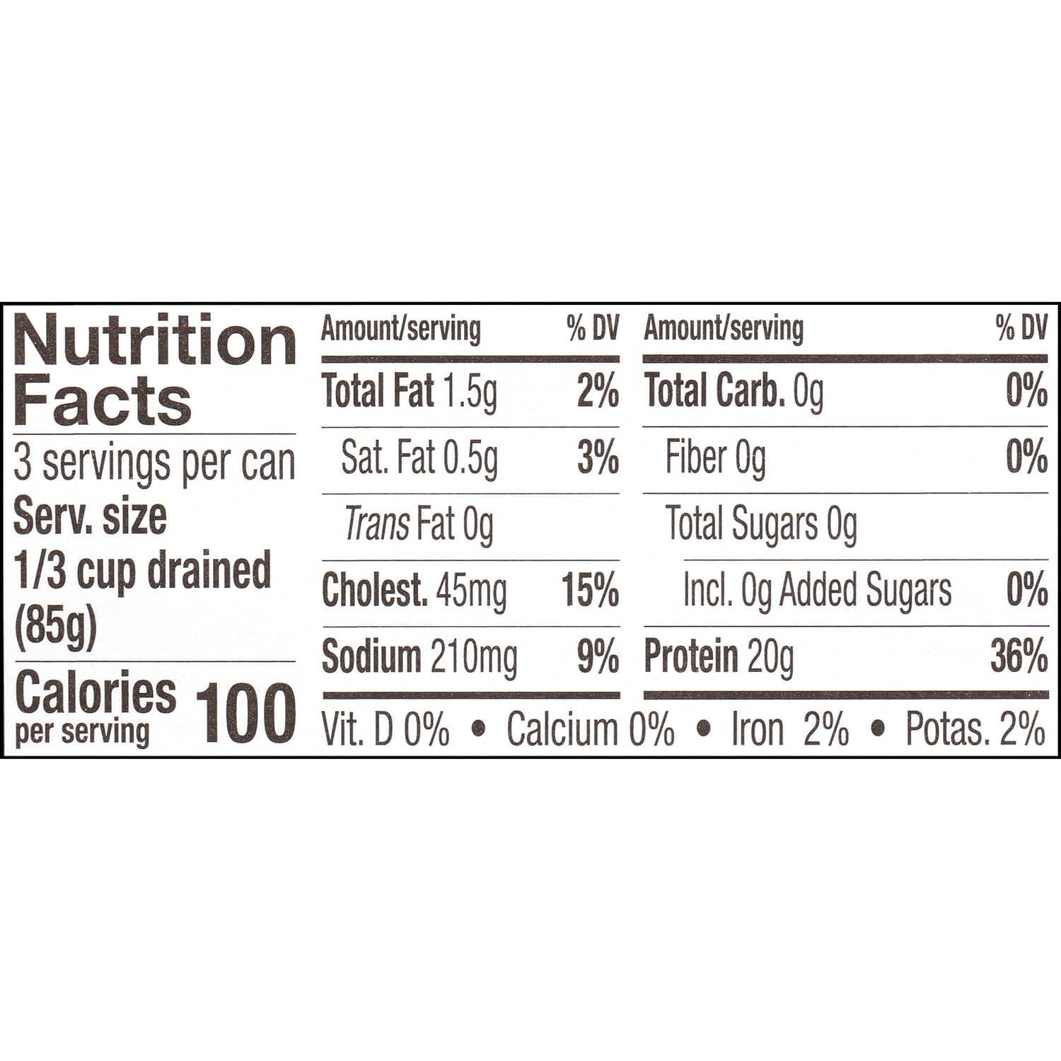 Bumble Bee Bumble Bee Chunk White Albacore Tuna in Water, 12 oz Can (Pack of 12) - Wild Caught Tuna - 18g Protein per Serving, High in Omega-3s - Non-GMO Project Verified, Gluten Free, Kosher