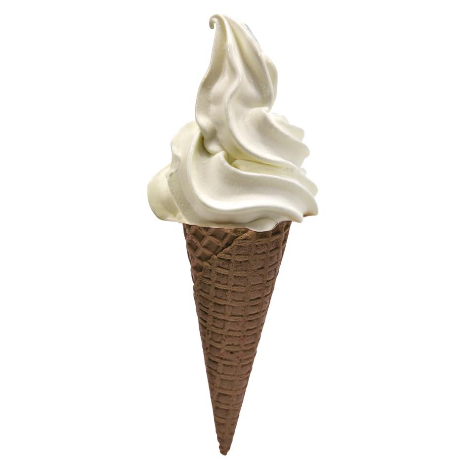 AussieBlends AussieBlends Waffle Ice Cream Cones Bulk For Soft Serve, Gelato, and Scooped Ice Cream, Waffle Cones Bulk, Belgian Chocolate Cone Flavor, 312 Count (Belgian Chocolate, Regular Size)