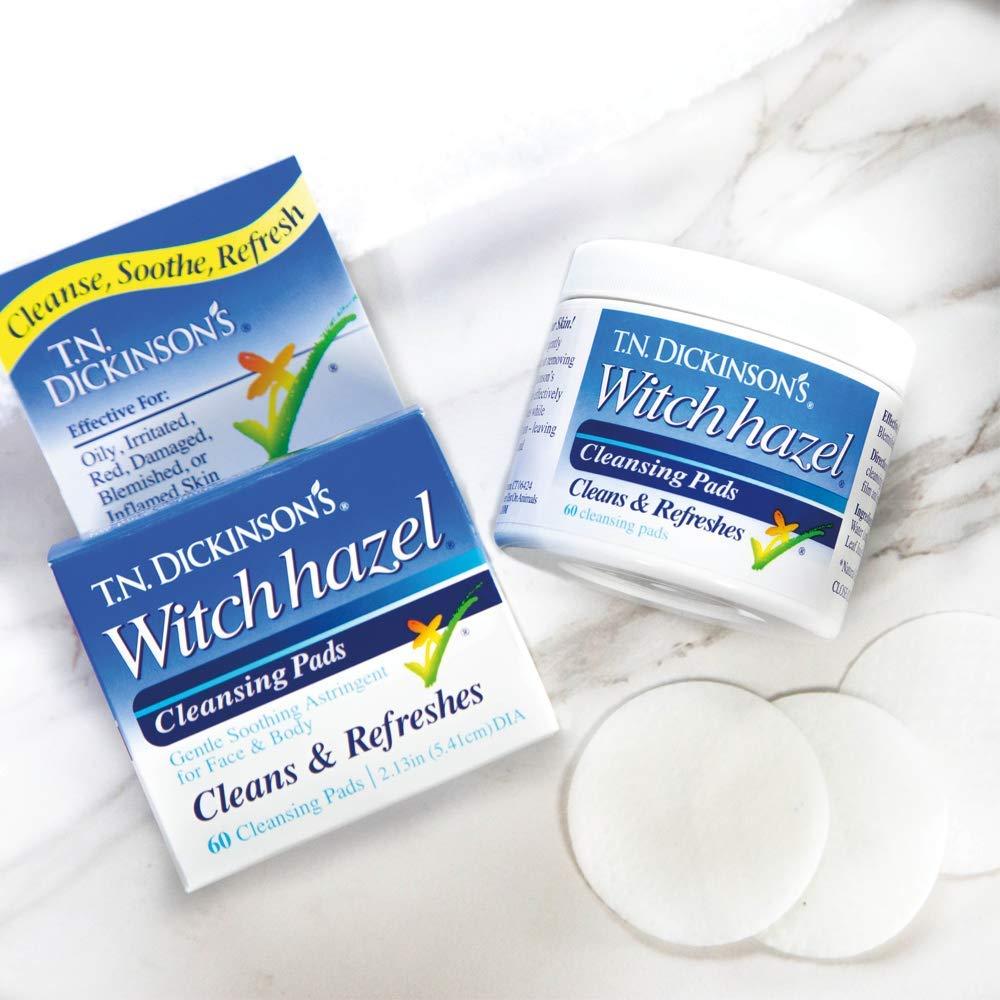 Dickinson's T.N. Dickinson\'s Witch Hazel Cleansing Pads, 60 Count