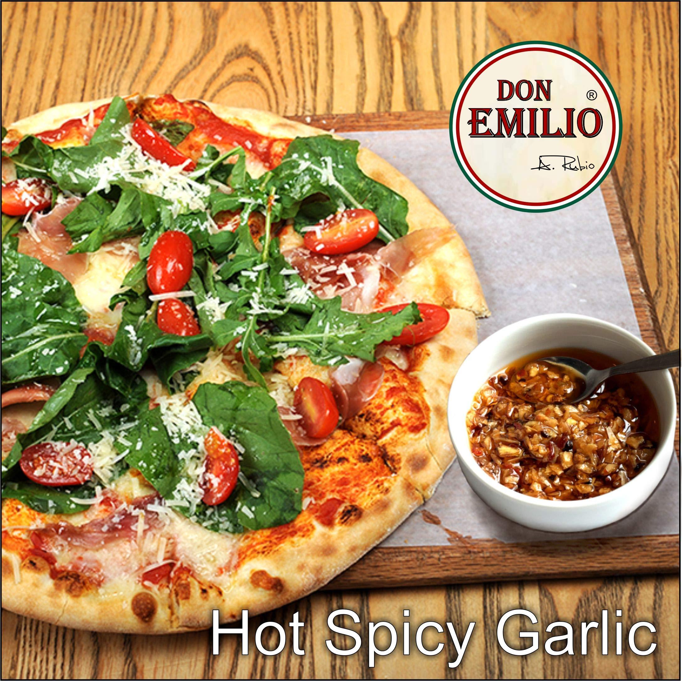 Don Emilio Don Emilio Salsa Macha Hot Chili Garlic Sauce, Gourmet Spicy Chili Crisp Oil, Garlic and Onion, All Natural Chili Paste 9 oz