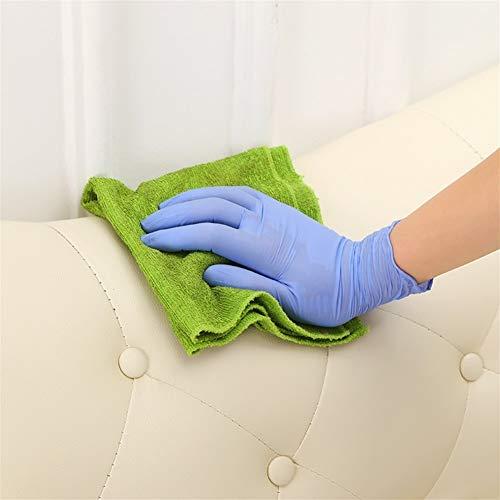 HONGJIAYI N/A 100pcs Disposable Latex Golosh Gloves Household Cleaning Experiment Catering Gloves Universal Left And Correct Hand (Color : Purple blue 50pcs, Size : XL)