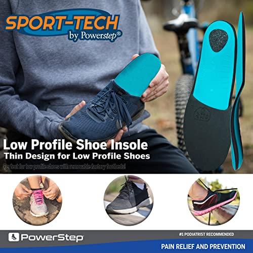 Powerstep Powerstep Pulse Thin Full Length Insole, Teal (Sport-TECH), Men's 5-5.5 / Women's 7-7.5