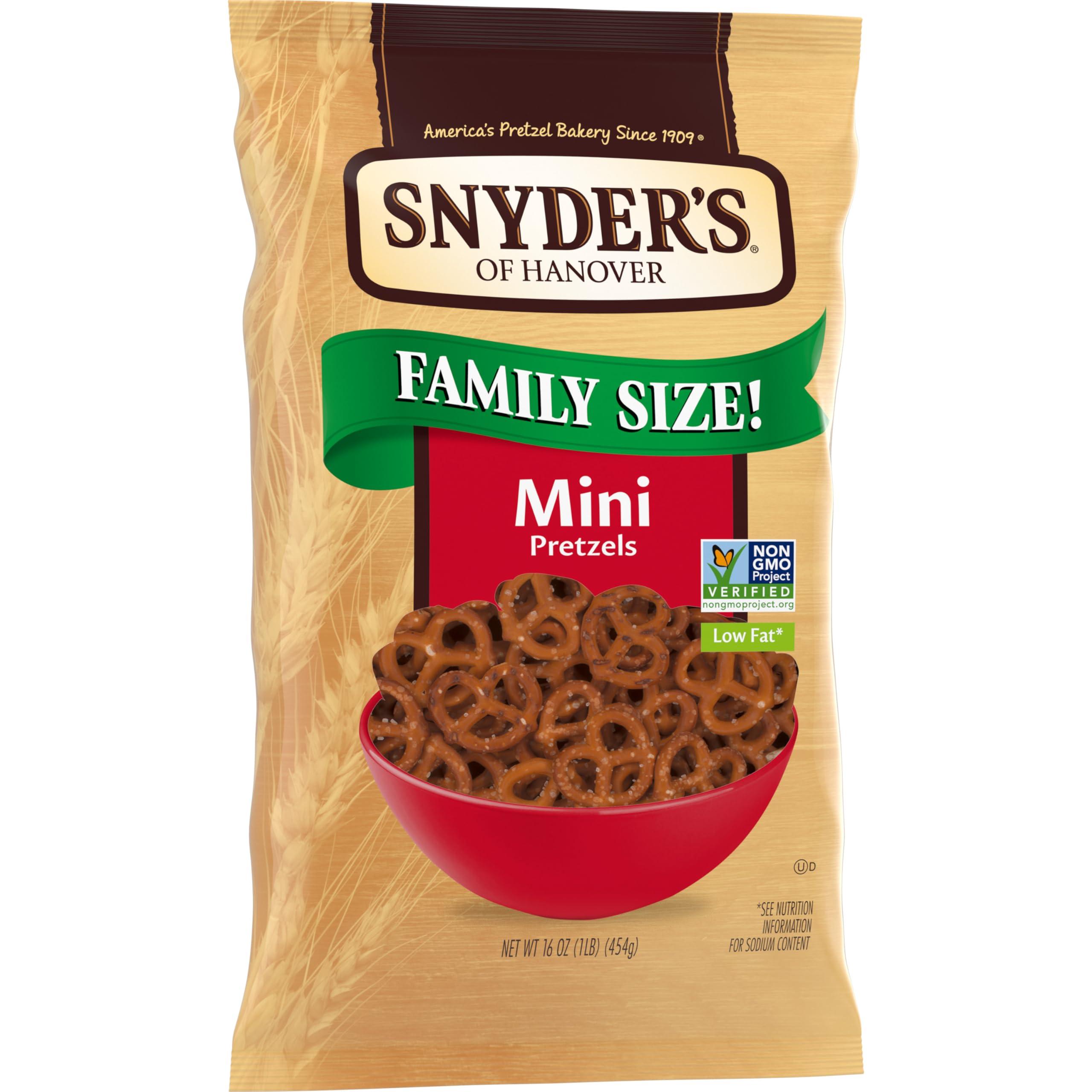 Snyder's of Hanover Snyder's of Hanover Pretzels, Mini Pretzels, Family Size 16 Oz