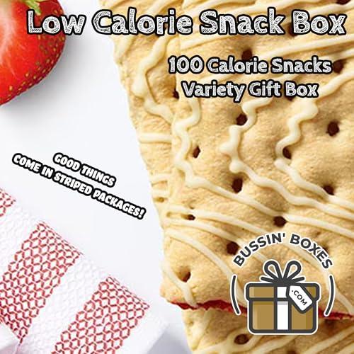 Bussin Boxes Low Calorie Snacks Variety Pack with 100 Calorie Snacks (50 Count)