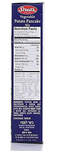 Streit's Streits Potato Pancake Mix with Vegetables, Make Latkes Fresh 6 oz (Single)