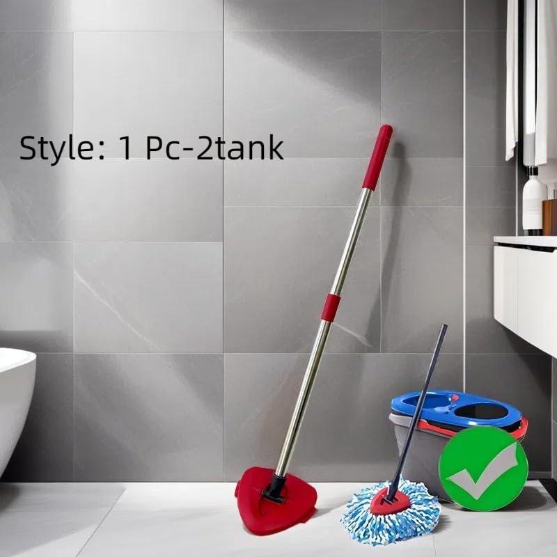 LKBBC Scrub Brush Head for O Cedar RinseClean 2-Tank System, Spin Mop Scrub Brush Head for Floor Cleaning, Triangle Hard Bristle Scrub Brush Head Replacement Attachment for Bathroom and Kitchen