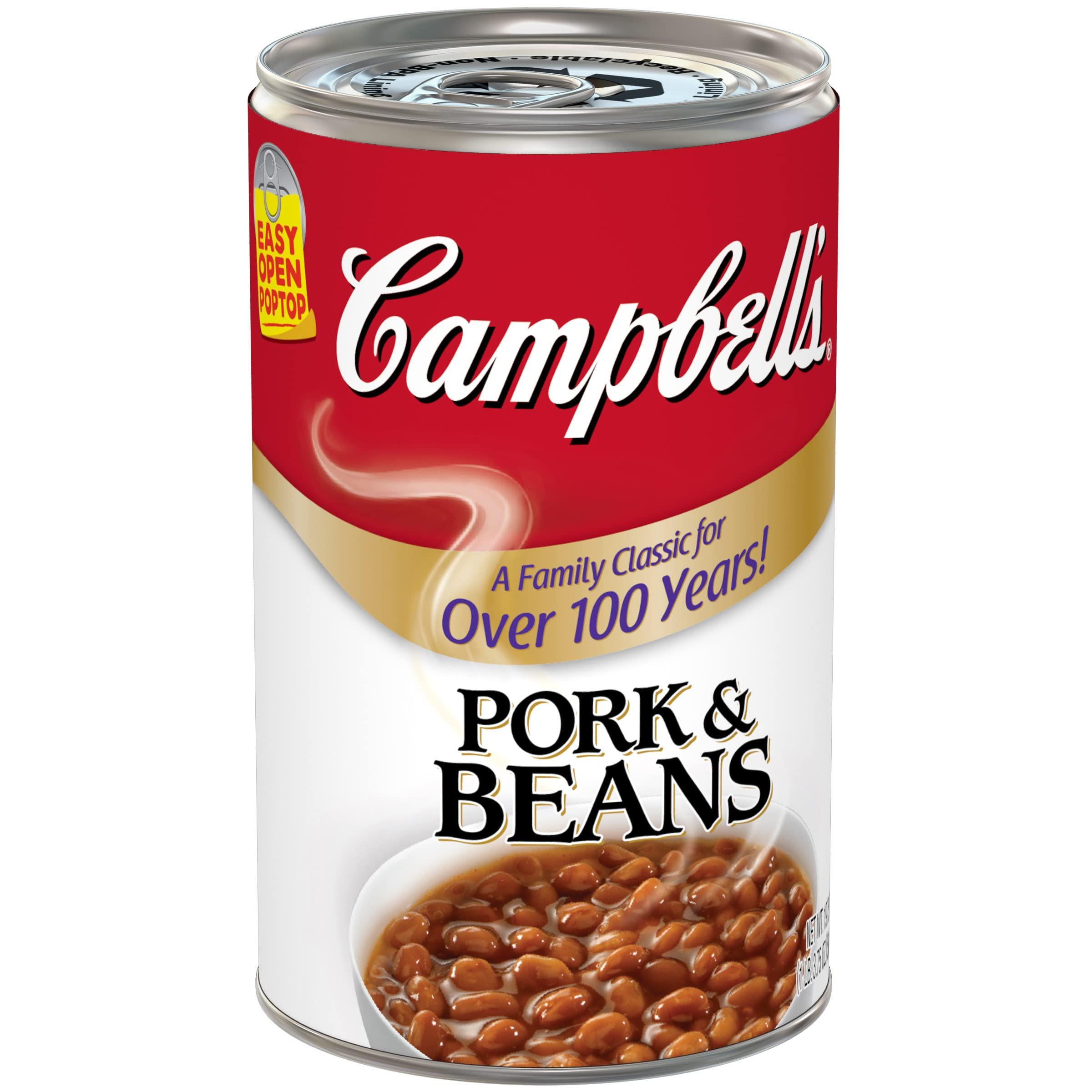 Campbell\'s Campbells Pork and Beans, 19.75 Oz Can (Pack of 4)