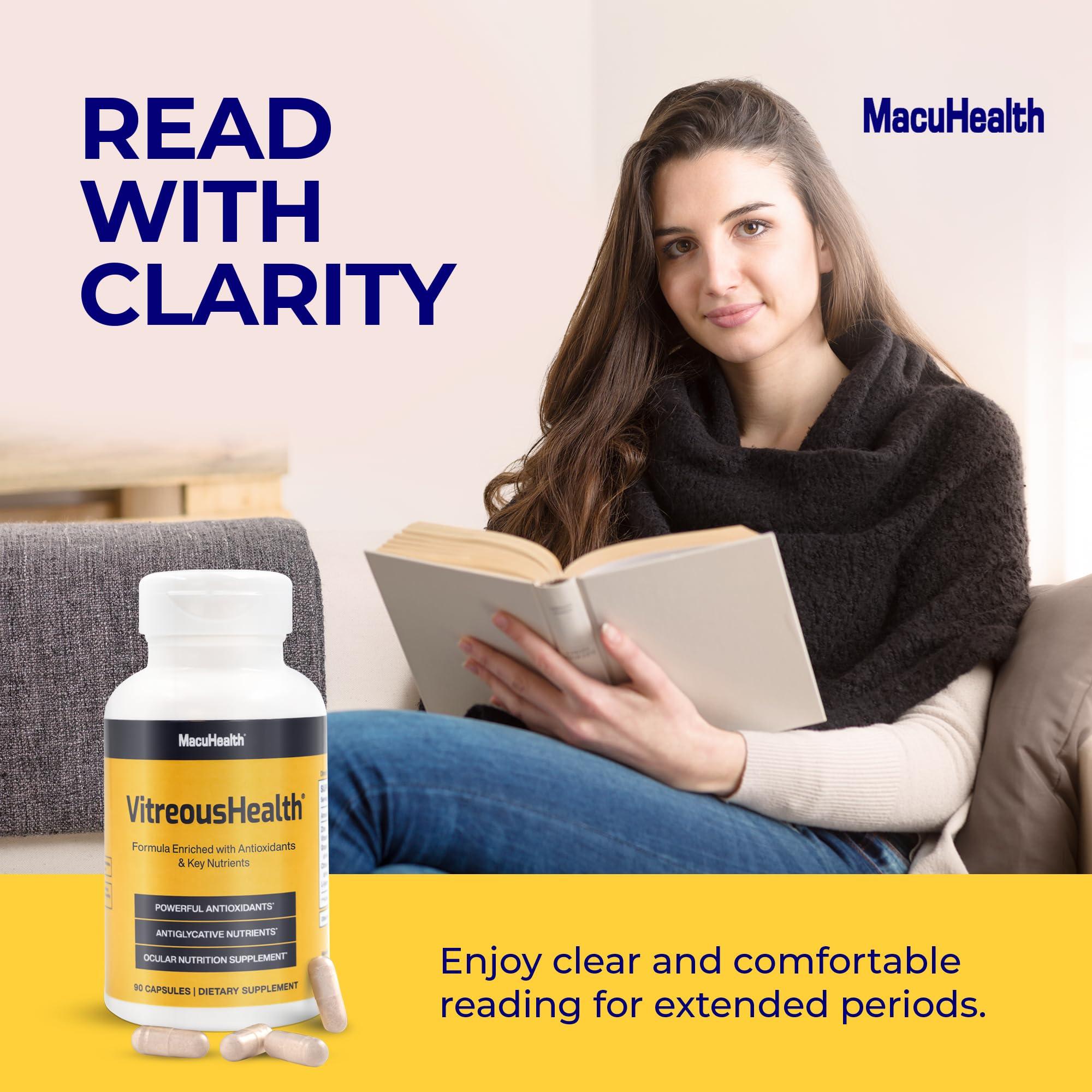 Macuhealth Macuhealth VitreousHealth Evidence-Based Eye Supplement - 90 Capsules