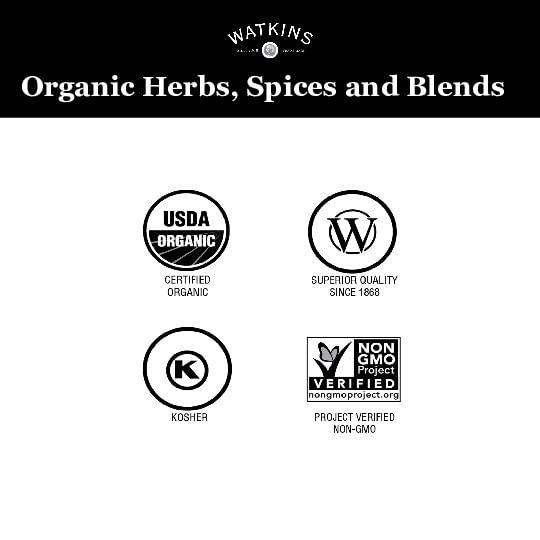 Watkins Watkins Organic Rosemary, Non-GMO, Kosher, 1.4 Ounce, 1-Pack