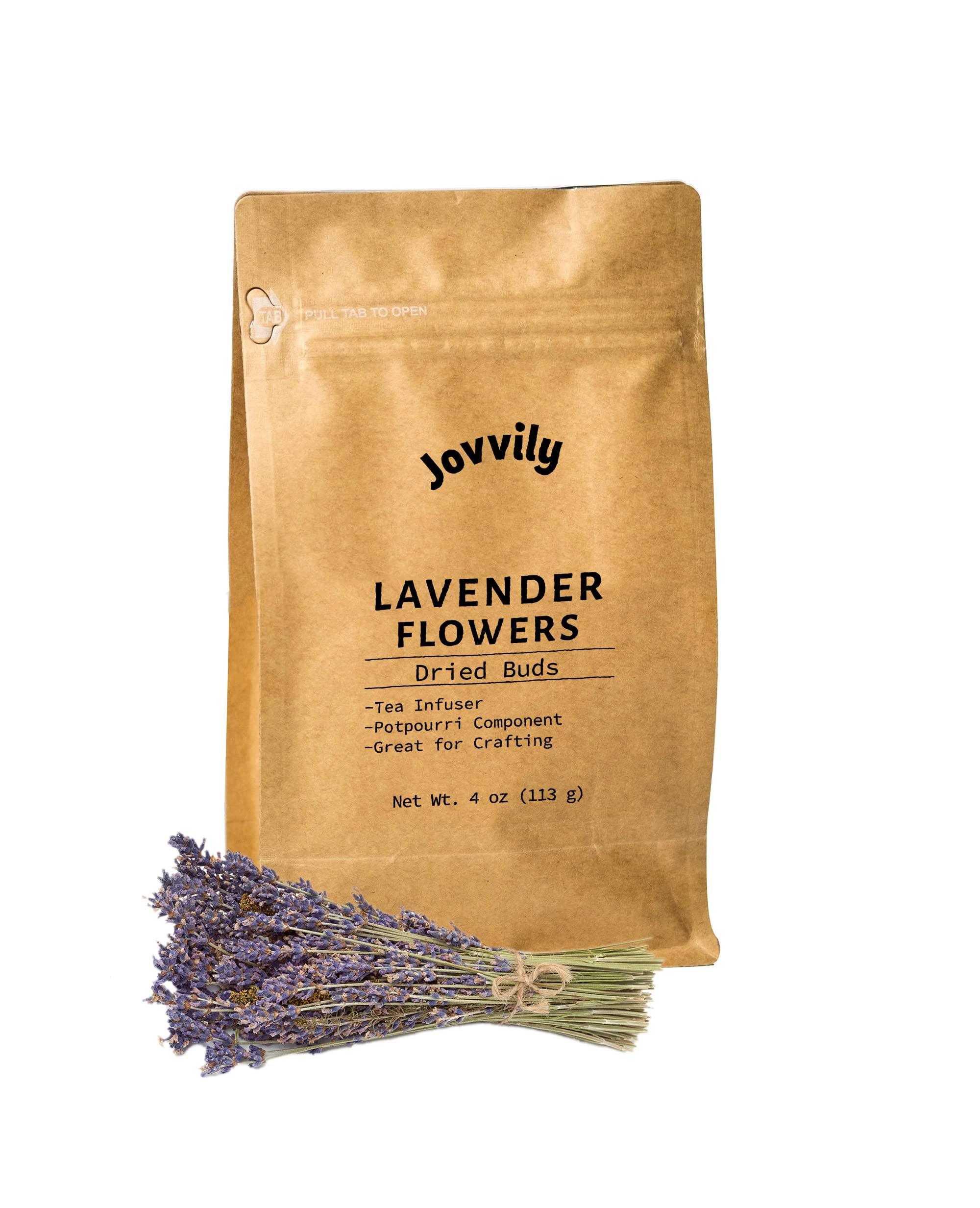 Jovvily Jovvily Mullein & Lavender Bundle- 4 oz - Cut & Sifted - Warm Teas - No Additives