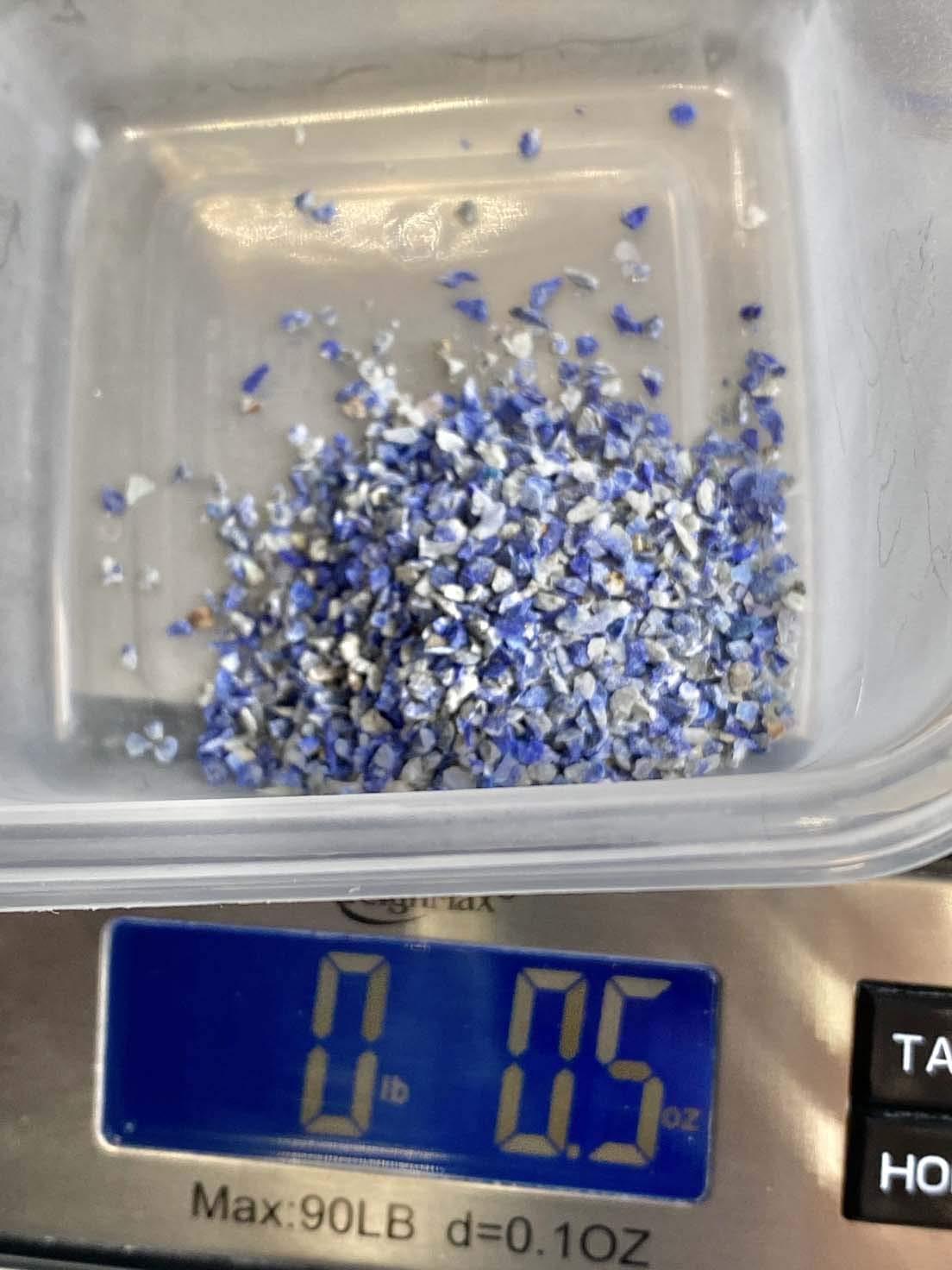 Rise Perspective Lapis Lazuli - Under 2mm Above 1mm no Powder - 100% Lapis Lazuli Life+Love! Stone of Wisdom! u2a1 (1 Pound)