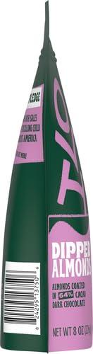 Orchard Valley Harvest Orchard Valley Harvest Dark Chocolate Dipped Almonds, 8 oz Resealable Bag, Gluten Free, Non-GMO, Stand Up Bag, No Artificial Colors, Flavors or Preservatives, Snacks for Adults & Kids