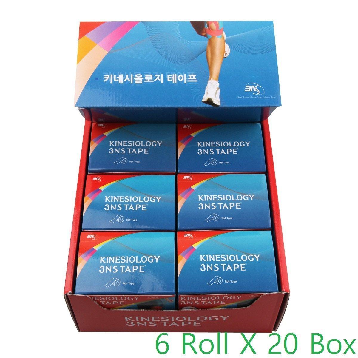 3NS 3NS Kinesiology Physiotape Athletic Therapeutic Sports Muscle Care Tex Tape (2Inch x 16.4Ft) (Random(120 Rolls))