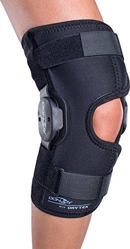 DonJoy DonJoy Deluxe Hinged Knee Brace, Drytex Wrap Around, Open Popliteal, 3X-Large