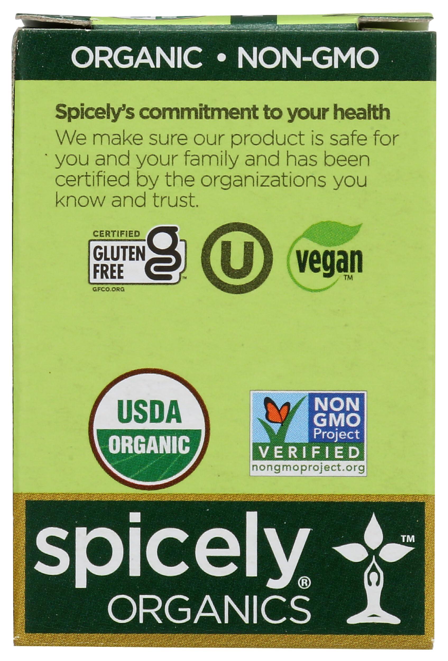Spicely Organics Spicely Organic Marjoram Whole 0.1 Oz Certified Gluten Free