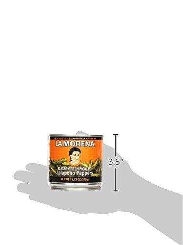 La Moderna La Morena Sliced Green Pickled Jalapeno Peppers, 13 oz (1 unit)