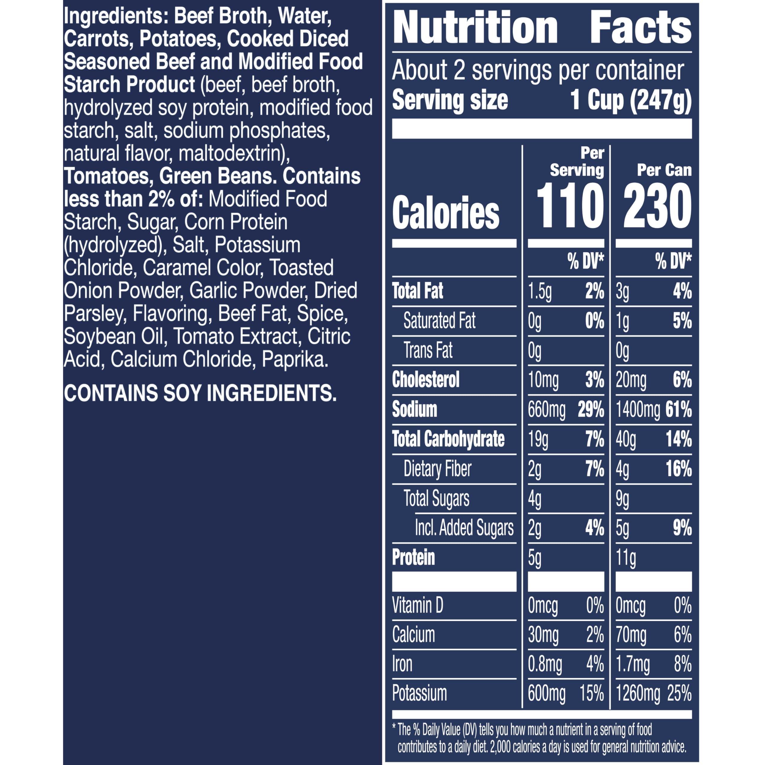 Progresso Progresso Beef Pot Roast with Country Vegetables Soup, Rich and Hearty Canned Soup, Gluten Free, 18.5 oz (Pack of 12)