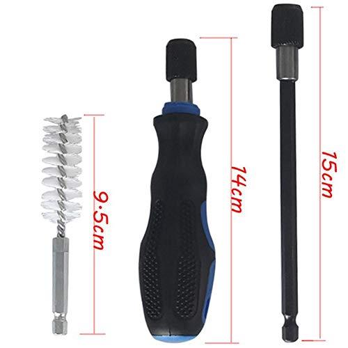 tooloflife Wire Brush Attachment for Drill Set | 38 Piece | 1/4" for Power Drill or Die Grinder