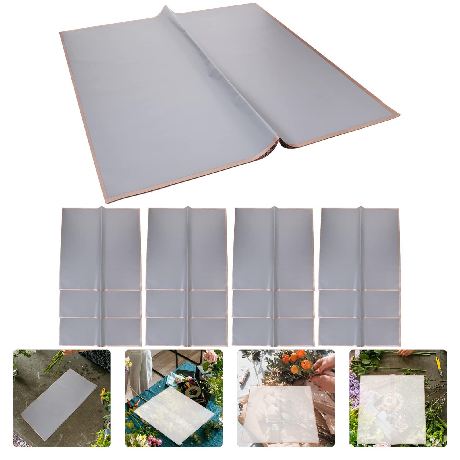 Operitacx Operitacx 20 Sheets flower bouquet wrapping paper wrapping paper floral paper Rose flower material translucent flower wrapping Material bouquet supplies sheet craft paper