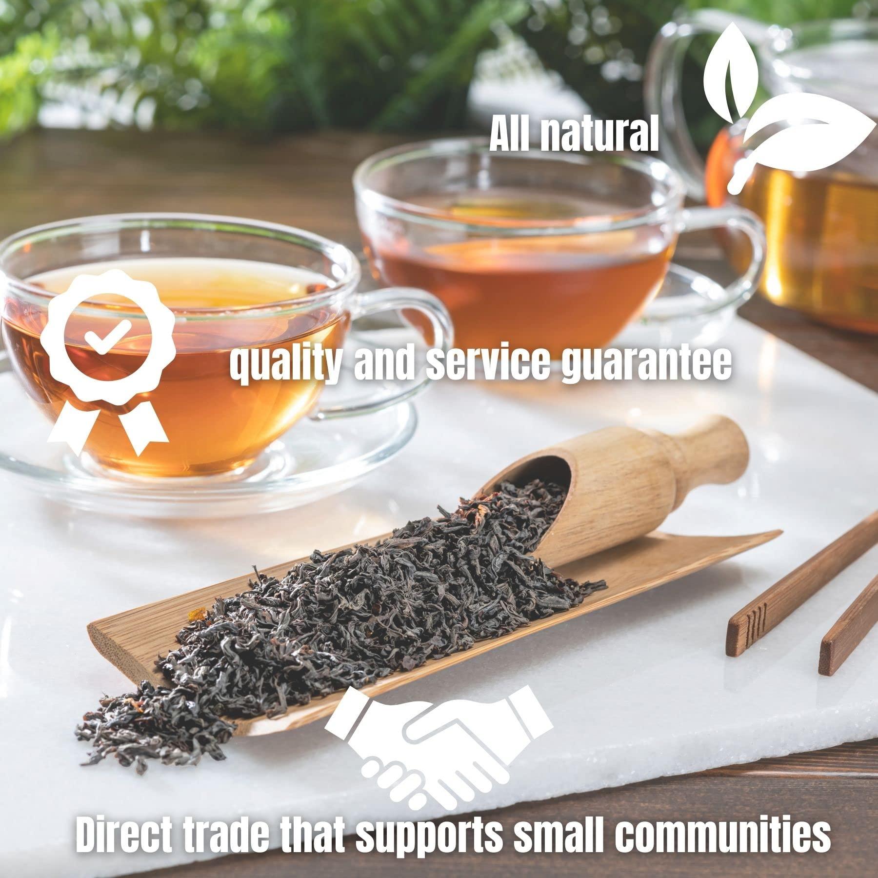 Slofoodgroup Slofoodgroup Ceylon Black Tea - Loose Leaf Black Tea from Sri Lanka - Pekoe Grade Tea Leaf (16 OZ)…