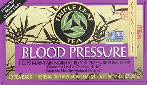 Triple Leaf Triple Leaf Blood Pressure Tea Bags, 1.06 Ounce 20 Count (Pack of 3)