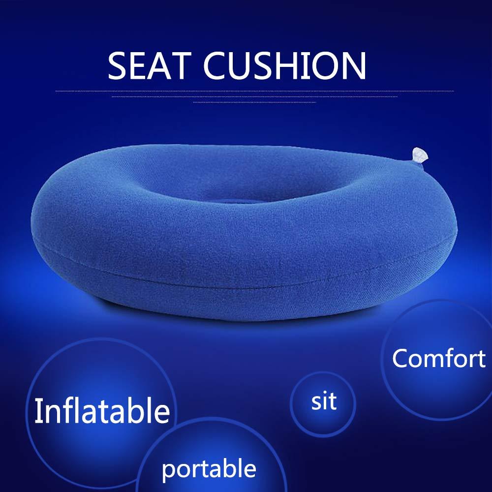 YANCONGLIDEYAN YANCONGLIDEYAN Seat Cushions Inflatable Seat Cushion Pillow Ring Cushion Doughnut Reduce Pressure on The User\'s Sciatic Nerve for Everyone