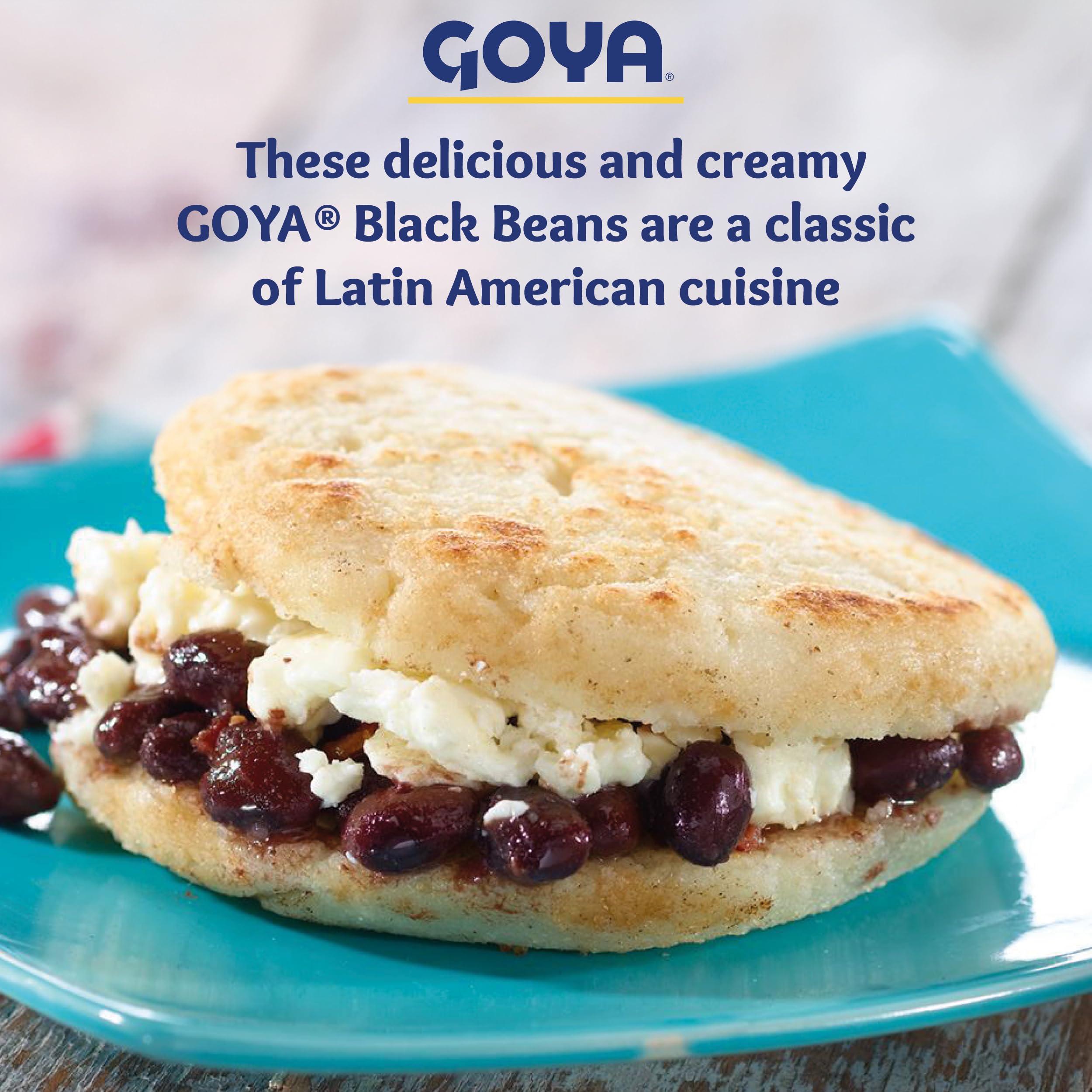 Goya Goya Foods Black Beans, 15.5 Ounce (Pack of 8)
