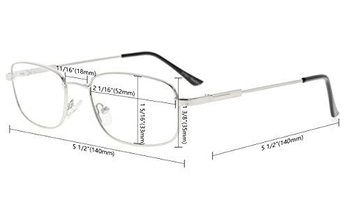 Eyekepper Eyekepper 97% Blue Light Blocking Reading Glasses-Better Sleep Computer Readers-Mens Womens Memory Titanium, Dark Orange Tinted Lens(Gold, 1.50)