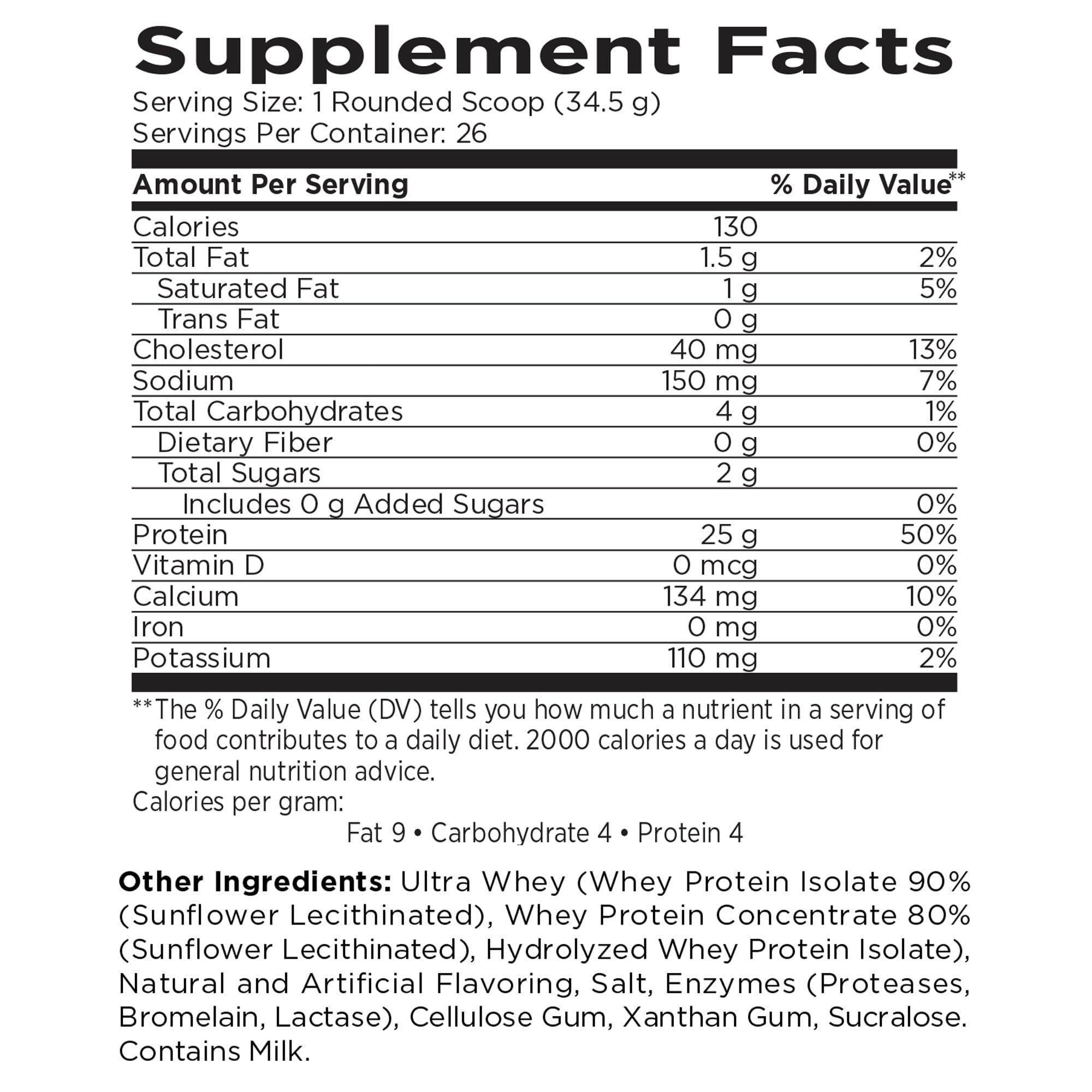 MRI MRI Performance Ultra Whey Protein | Lean Muscle Growth & Recovery | Whey Isolate, Hydrolyzed & Concentrate Protein Powder 25g Protein 2LB