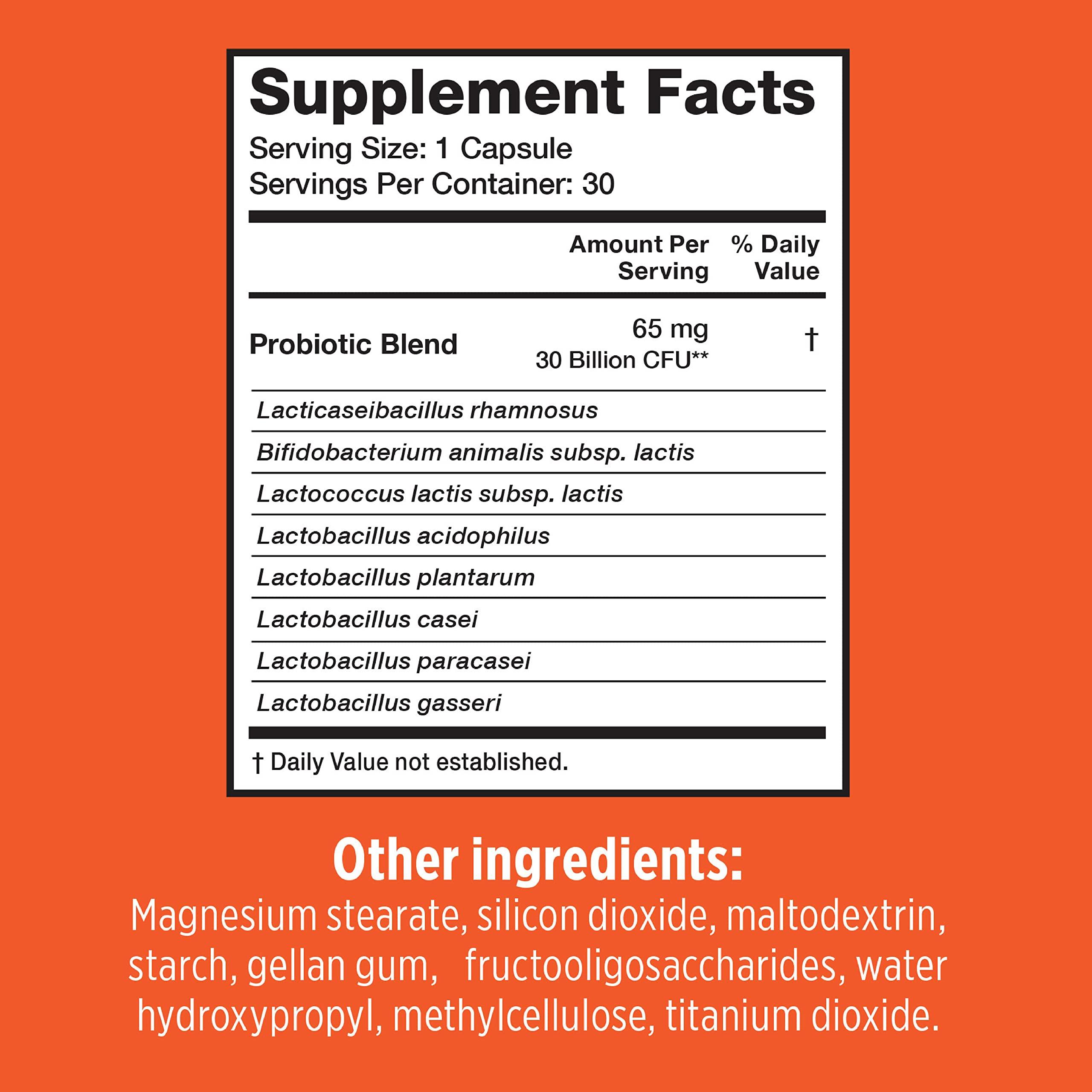 Szio+ Szio+ Utiva Probiotic Urinary Tract and Gut Health Supplement 12 Billion CFU Lactobacillus & Bifidobacterium Probiotic for Men and Women, 30 Delayed Release Vegi Capsules