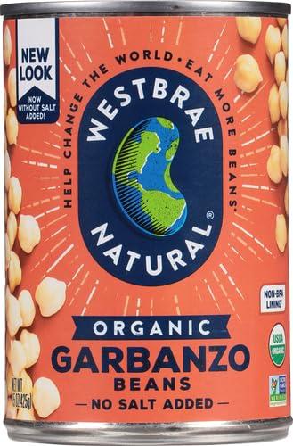 Bush's Best Westbrae Natural Organic Garbanzo Beans, 15 Ounce