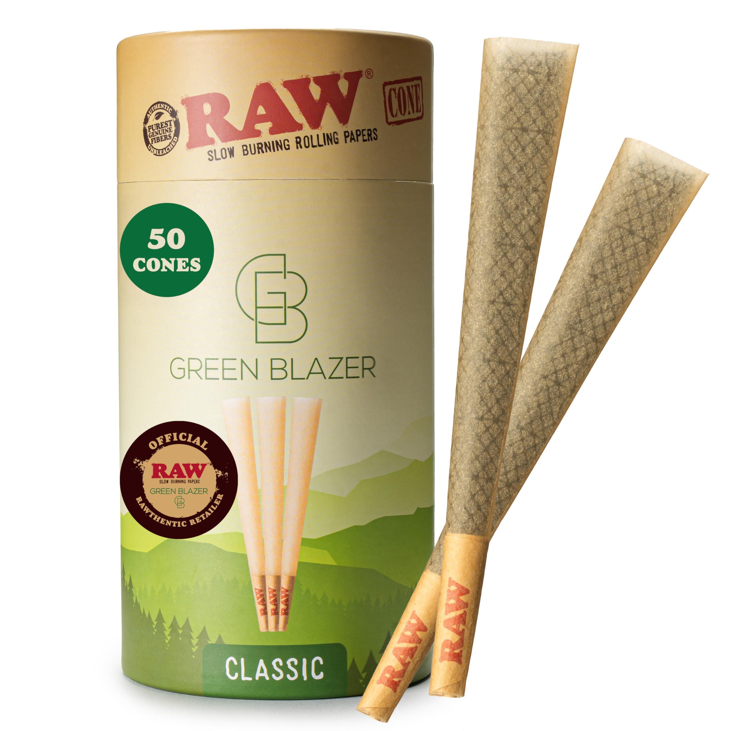 RAW RAW Cones 1 1/4 Size 50pk & Cone Loader Classic Cone Bundle