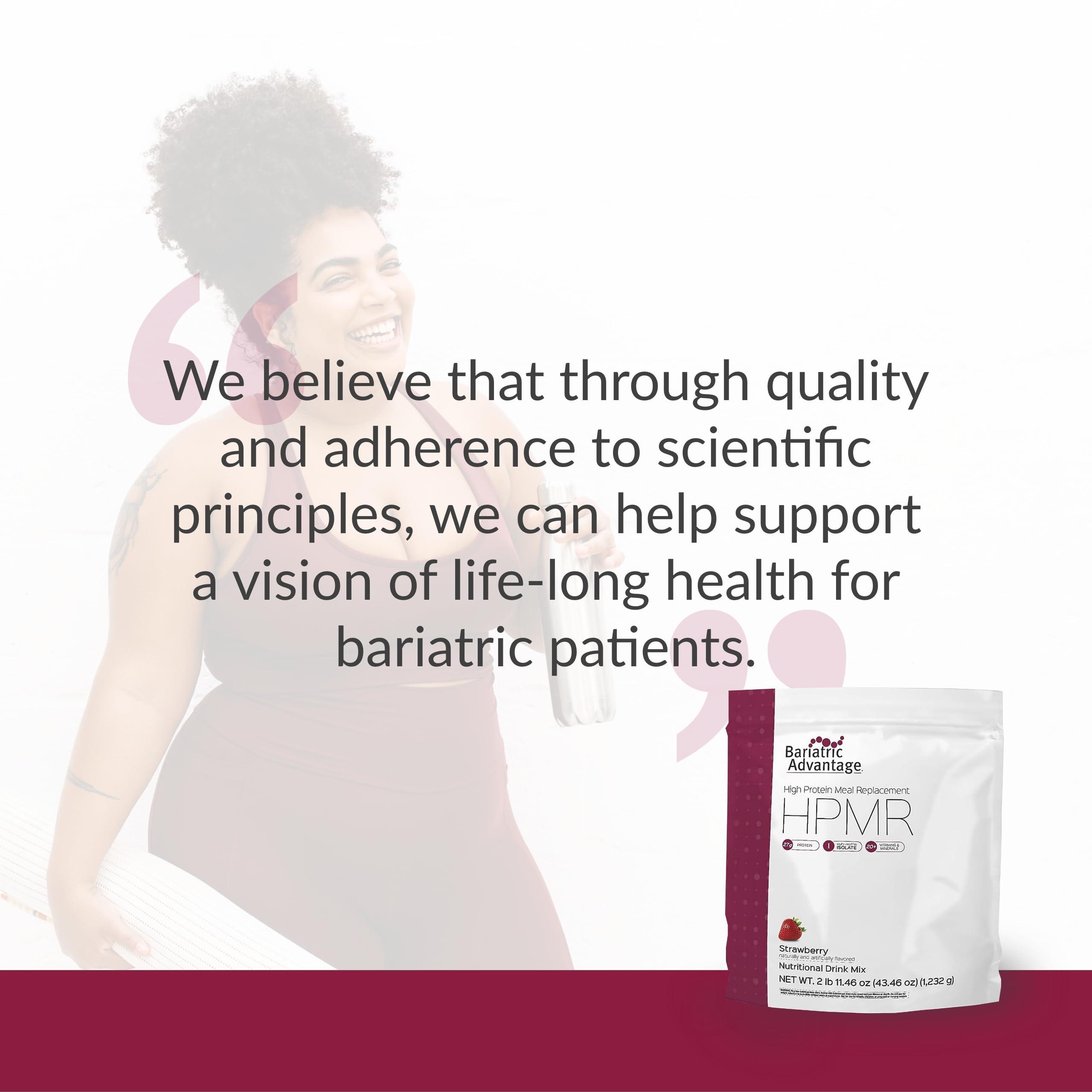Bariatric Advantage Bariatric Advantage High Protein Meal Replacement Drink Mix, Protein Powder Whey Isolate for Gastric Bypass and Sleeve Gastrectomy Patients, 27g Protein, Lactose Free - Strawberry - 28 Servings