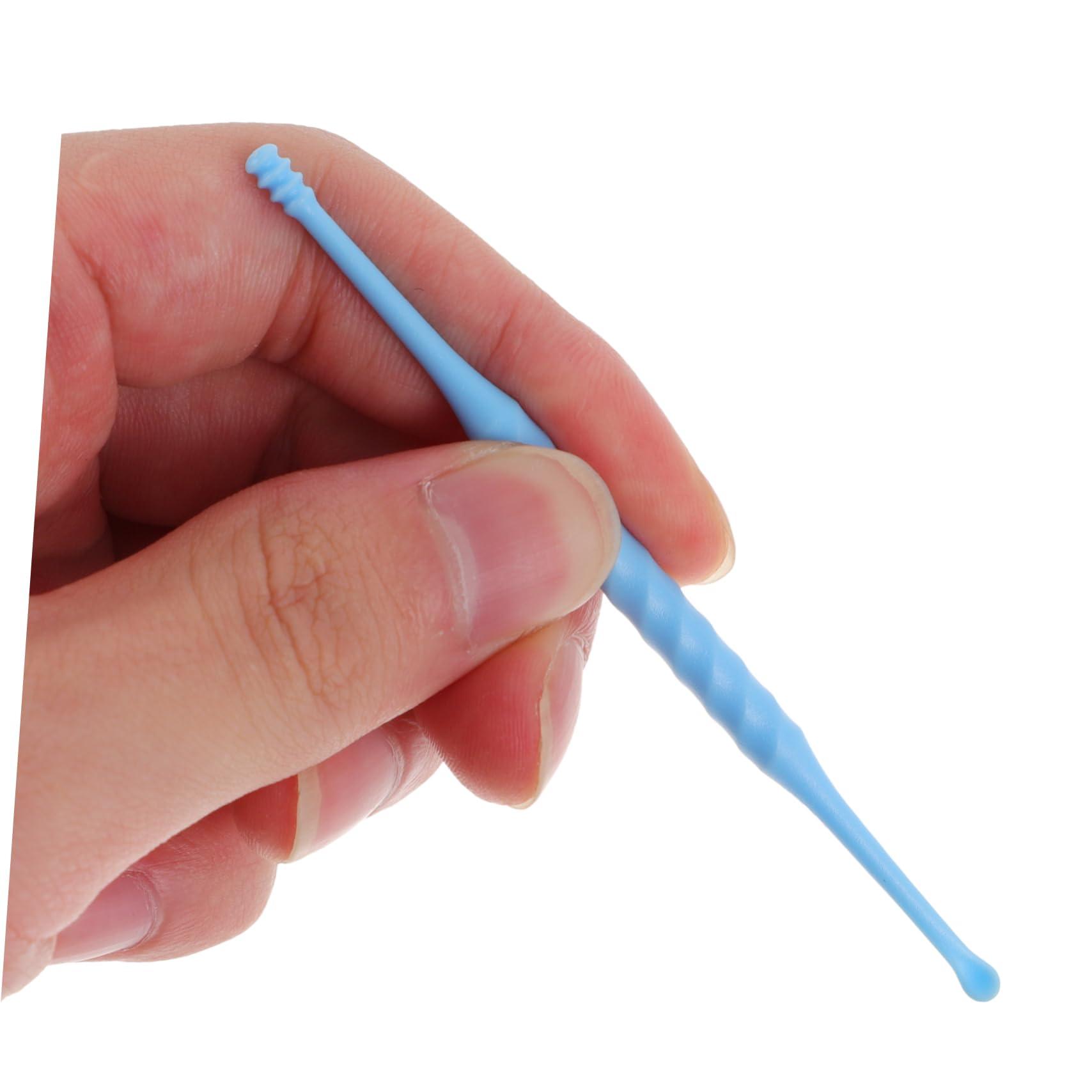 DOITOOL 30pcs Ear Pick Plastic Ear Cleaner Ear Stick Ear Wax Picker Ear Cleaning Kit Earwax Removal Picks Nose Piercing Kit Ear Brush Electric Tool Plastic Earpick Baby Portable Metal