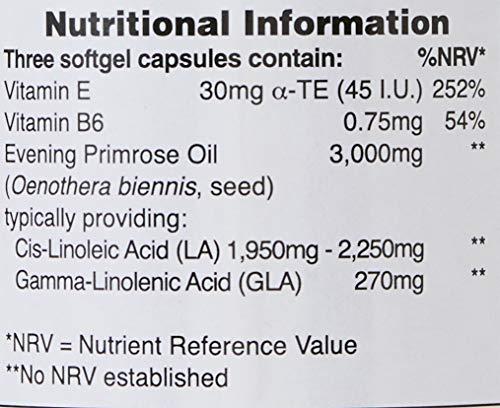 Holland & Barrett Holland & Barrett Natural Evening Primrose Oil 240 Capsules 1000mg Plus Vitamin B6
