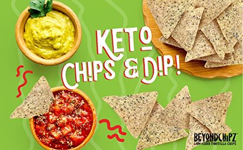BeyondChipz BeyondChipz Low Carb Tortilla Chips, Whole Lotta\' Nacho, Keto Friendly, Gluten Free, One 5.3oz Bag