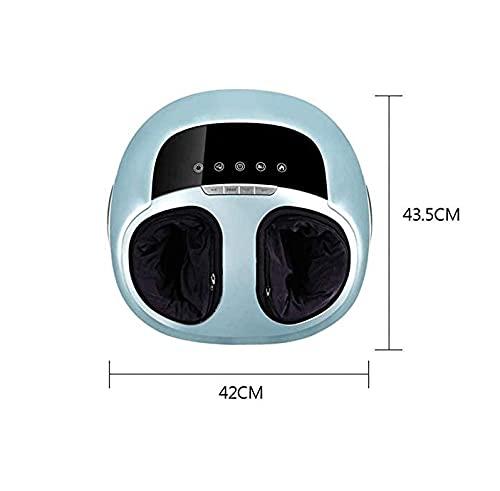 SMSOM SMSOM Shiatsu Foot Massager, Electric Foot Massage Machine, Rolling and Pressure Massage, Foot Massager with Heat for Deep Kneading Therapy, Suitable for Home or Office Use (Color : Blue)