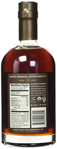 Crown Maple Crown Maple Syrup with Robust Flavor Bourbon Barrel Aged LTD Edition 25 FL OZ