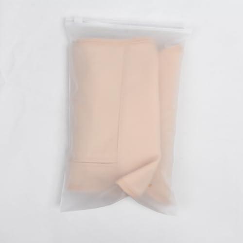 MRLI Castor Oil Pack Wrap, MRLI 5 Pack Castor Oil Pack for Liver Detox, Organic Cotton Flannel for Castor Oil Pack, Reusable Castor Oil Pack Kit for Thyroid Neck with Adjustable Elastic Strap