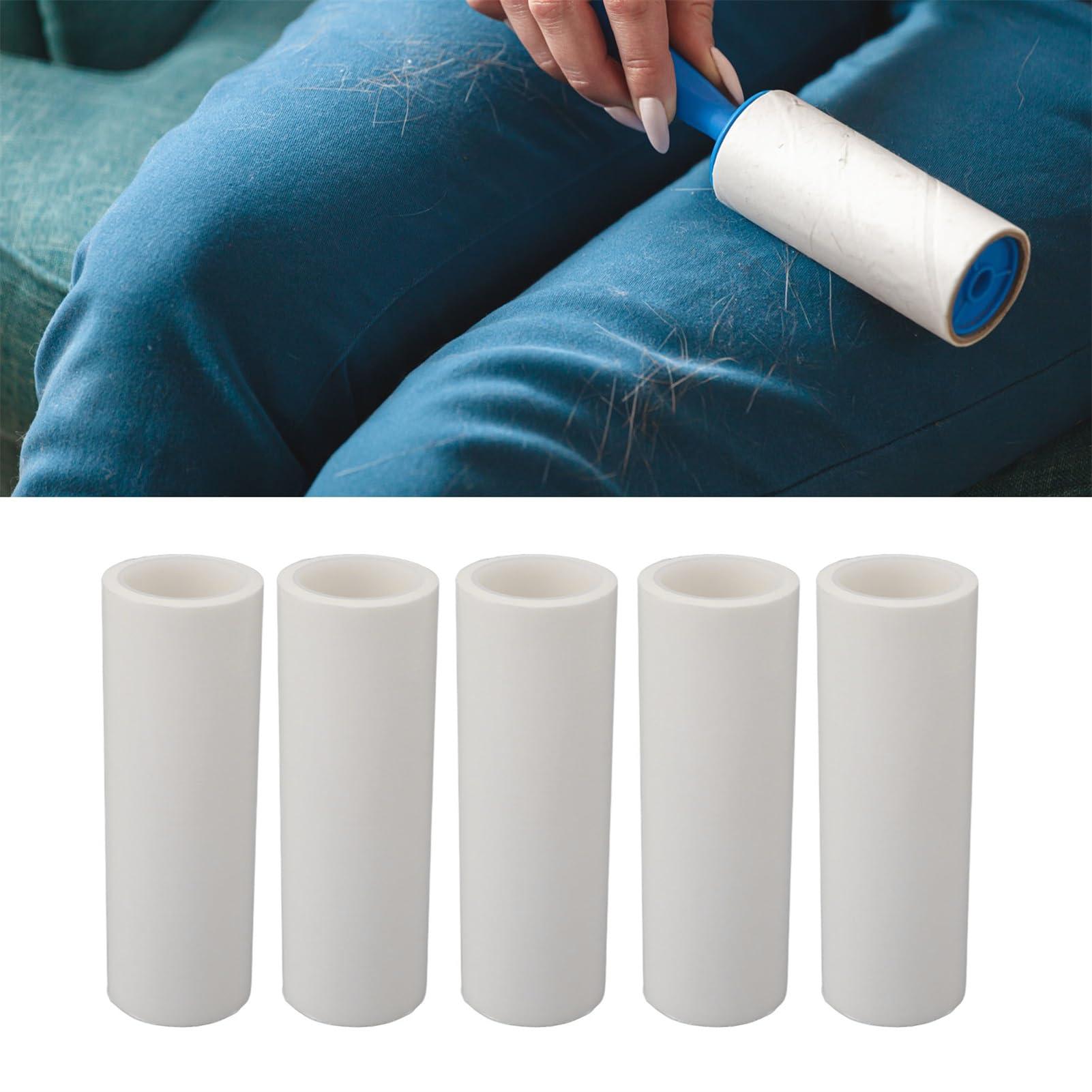 NYSUZHOUJI 5Pcs Lint Roller Refills Static Extra Sticky Lint Roller Refills for Clothes Pet Dog Cat Hair (10 Inch)