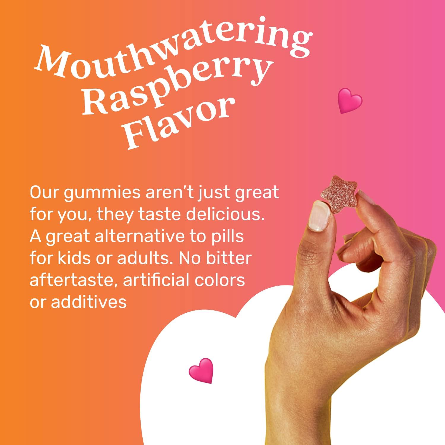 BeLive BeLive Elderberry Gummies with Zinc and Vitamin C - Immune Support Supplement with Vitamin D, A, E, B12 - Gummies for Healthy Bones & Teeth, Vegan, Keto & Non-GMO - Raspberry Flavor | 3-Pack