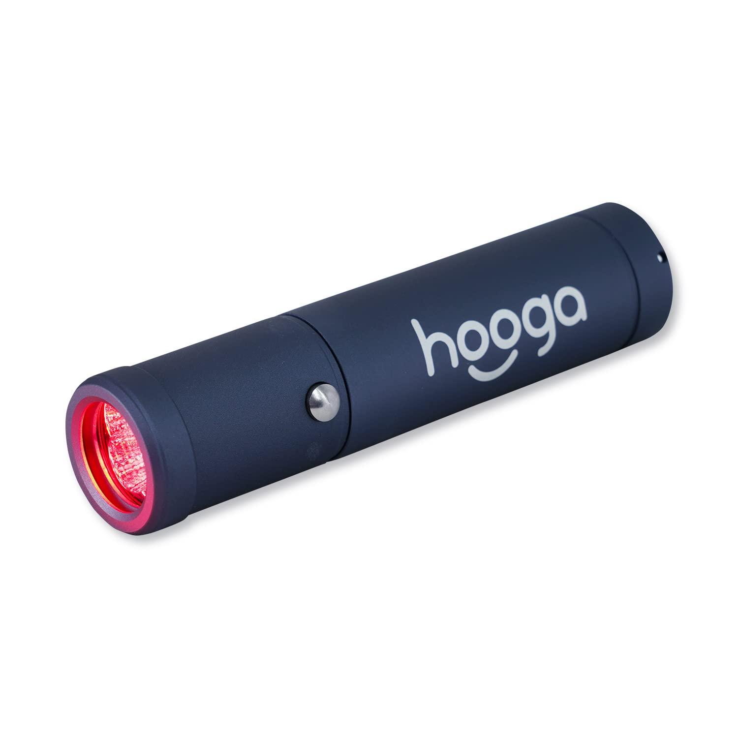 hooga Hooga Red Light Therapy Torch Device for Cold Sore, Nose, Blisters, Healing, Pain Relief for Lips Mouth Nose Ear Knee Feet Hands Joint Muscle Pain, 3-in-1 Blue, Red, Near Infrared
