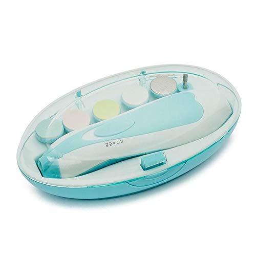 Larimar Electric Baby Nail Trimmer 12 in 1, Baby Nail File Kit, Safe Electric Baby Nail Trimmer, Additional Replacement Heads, Newborn Toddler Toes and Fingernails, Trim and Polish by Larimar