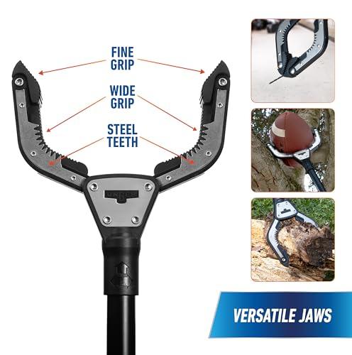 UNGER Unger Professional 42 Rugged Reacher Reacher Grabber Tool & Trash Picker, Outdoor Trash Picker Upper Tool, Heavy Duty Grabber Reacher, Claw Grabber Pickup Tool, Yard Clean Up
