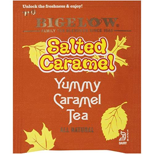 Bigelow Tea Bigelow Salted Caramel Black Tea Bags, 20 Count Box (Pack of 6) Caffeinated Black Tea, 120 Tea Bags Total