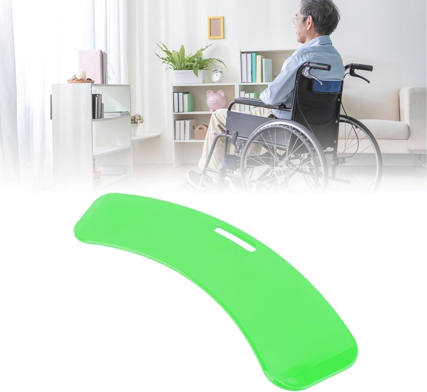 HEYKYY Slide Transfer Board, Sliding Board to Transfer to Wheelchair, Curved with Handle, Patient Slide Assist Device for Transferring Patient from Wheelchair to Bed, Toilet, Tub, Car