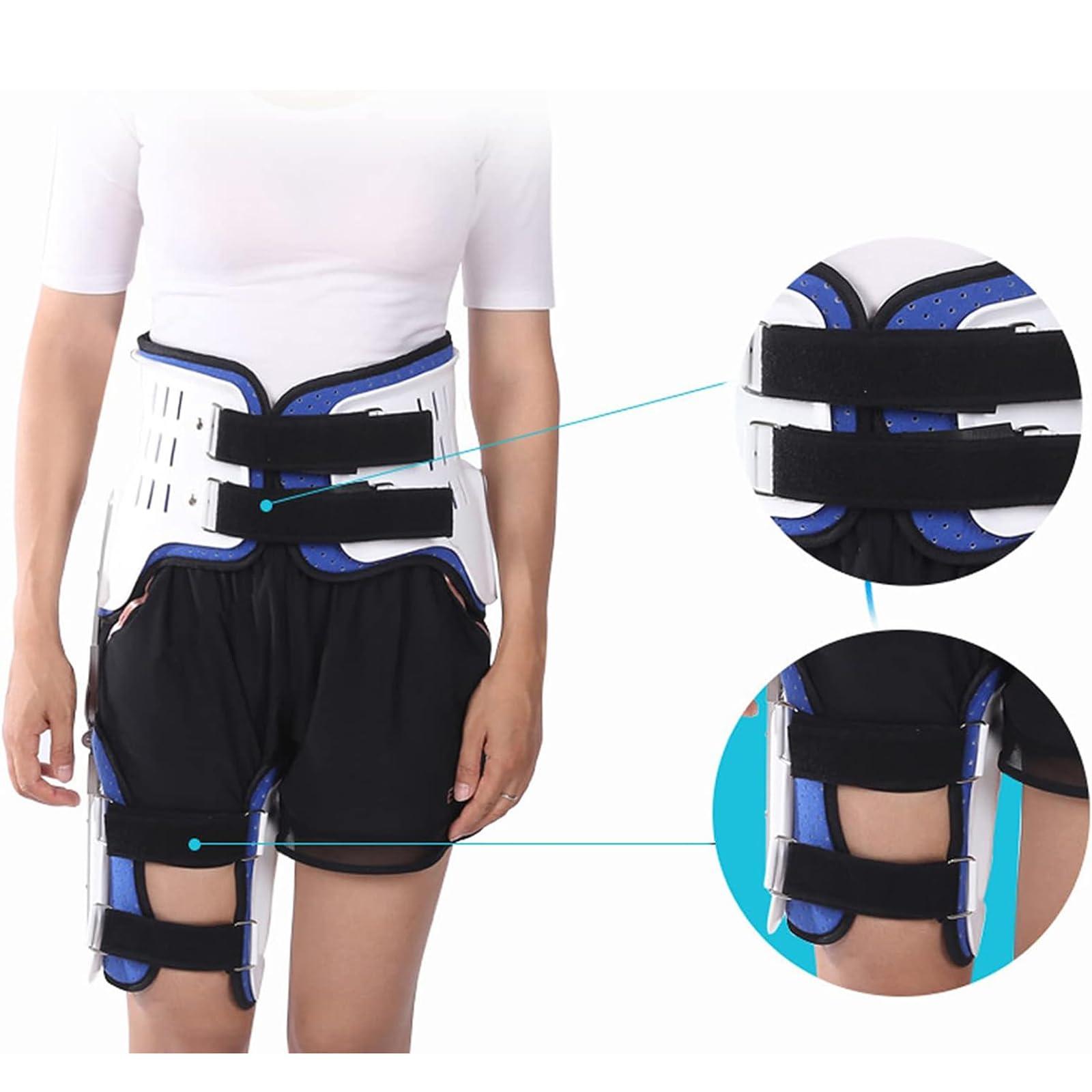 UZIAH UZIAH Adjustable Hinged Hip Joint, Hip Stabiliser Support Brace, Hip Joint Fixation Brace Groin Fracture Support Stabilizer, Adjustable Hinged Hip Abduction Orthosis,Right