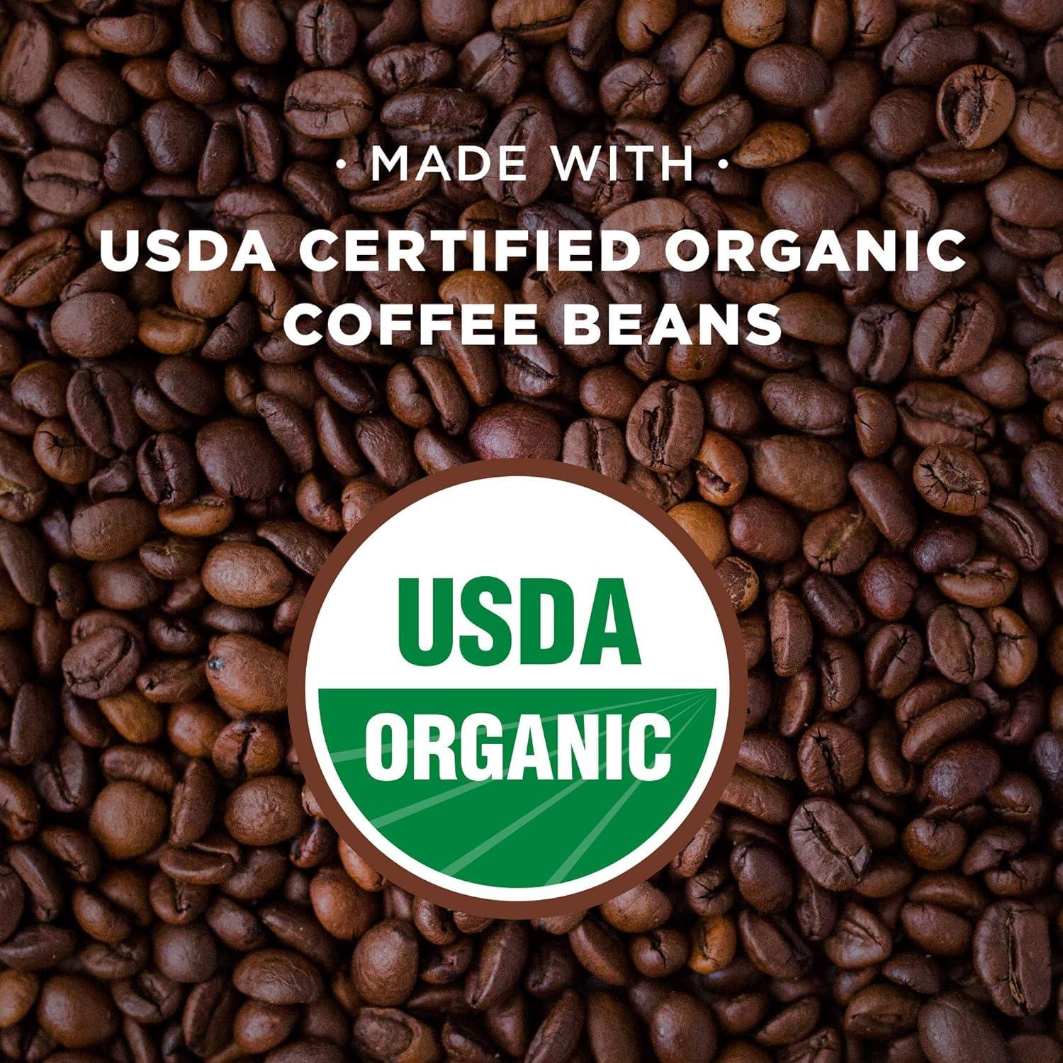 Don Francisco's Don Francisco\'s Organic Cold Brew Coffee Pitcher Packs - Premium 100% Arabica Beans, Medium-Dark Roast, Easy at Home Process, Makes 2 Pitchers (4 Pks) - Smooth, Rich Taste with Chocolate Notes